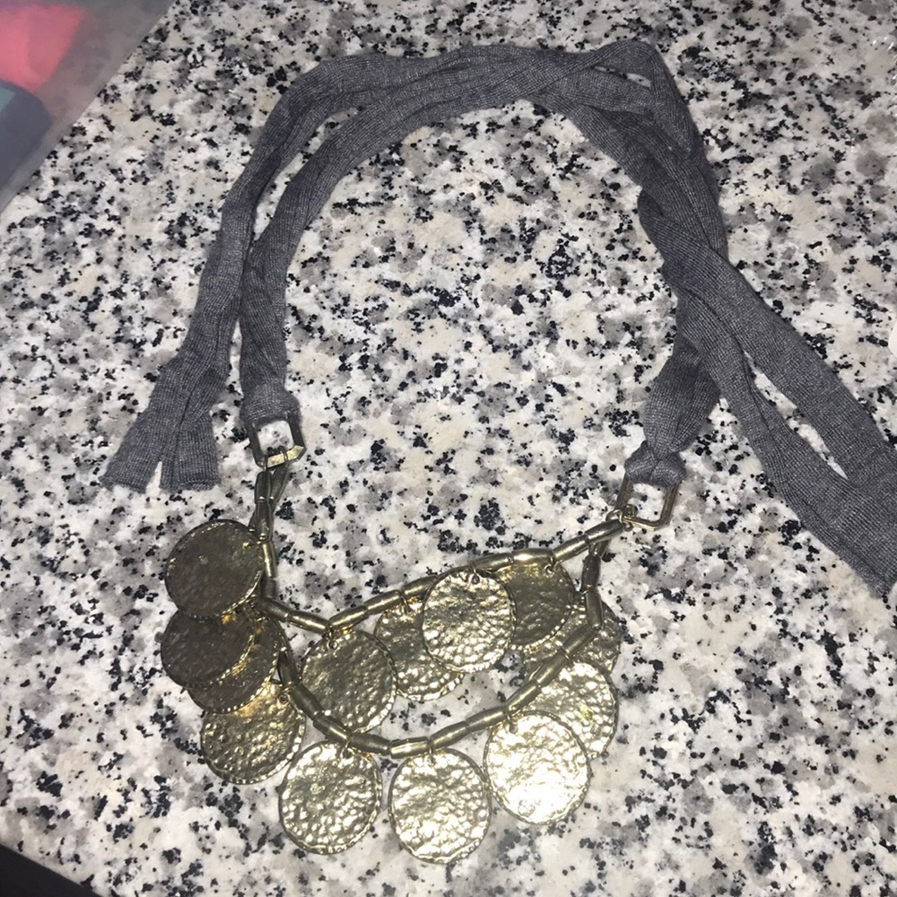 Anthropologie gold necklace
